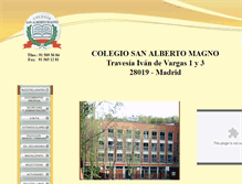 Tablet Screenshot of colegiosam.com